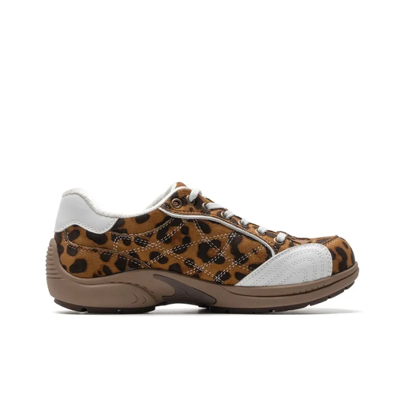 Mule Donkey Low-Top Casual Shoes Unisex Leopard Print-1