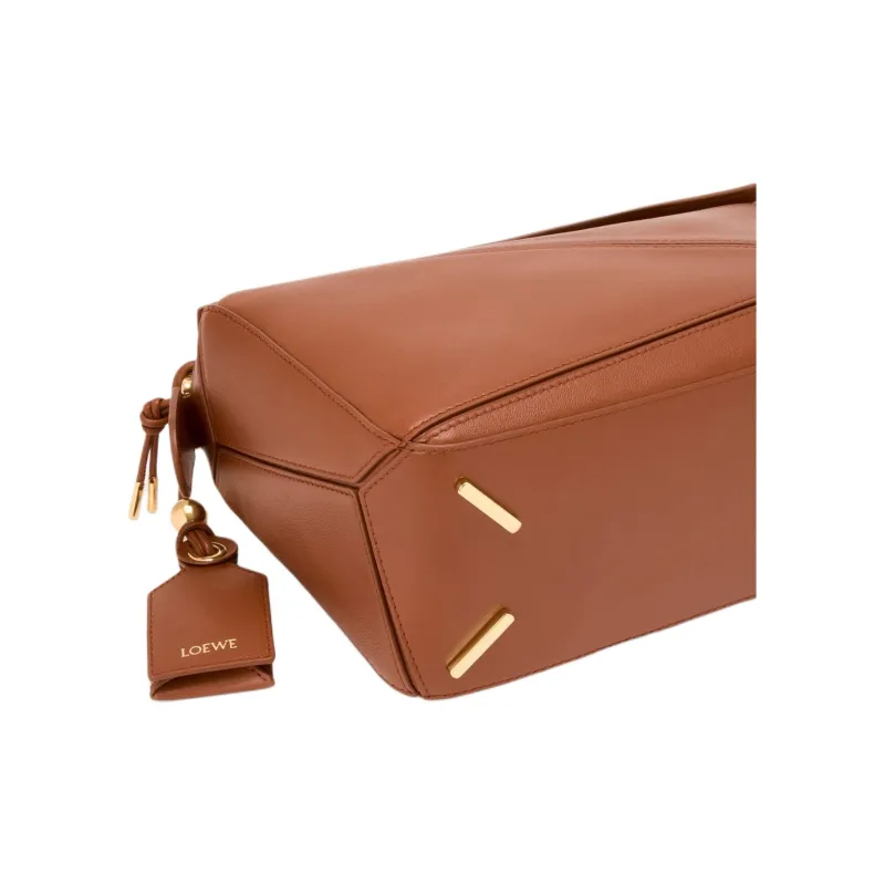 LOEWE Puzzle Sheepskin Shoulder Bag, Crossbody Bag, Handbag Trumpets Women's Brown-12