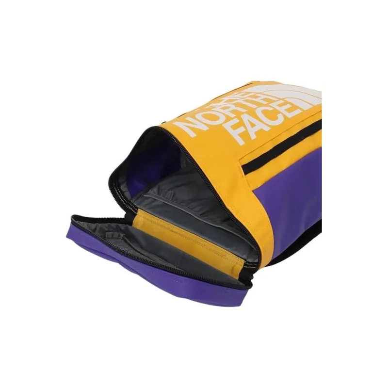 THE NORTH FACE Fabric Backpack Regular Unisex _Nsec Yellow & Purple-4