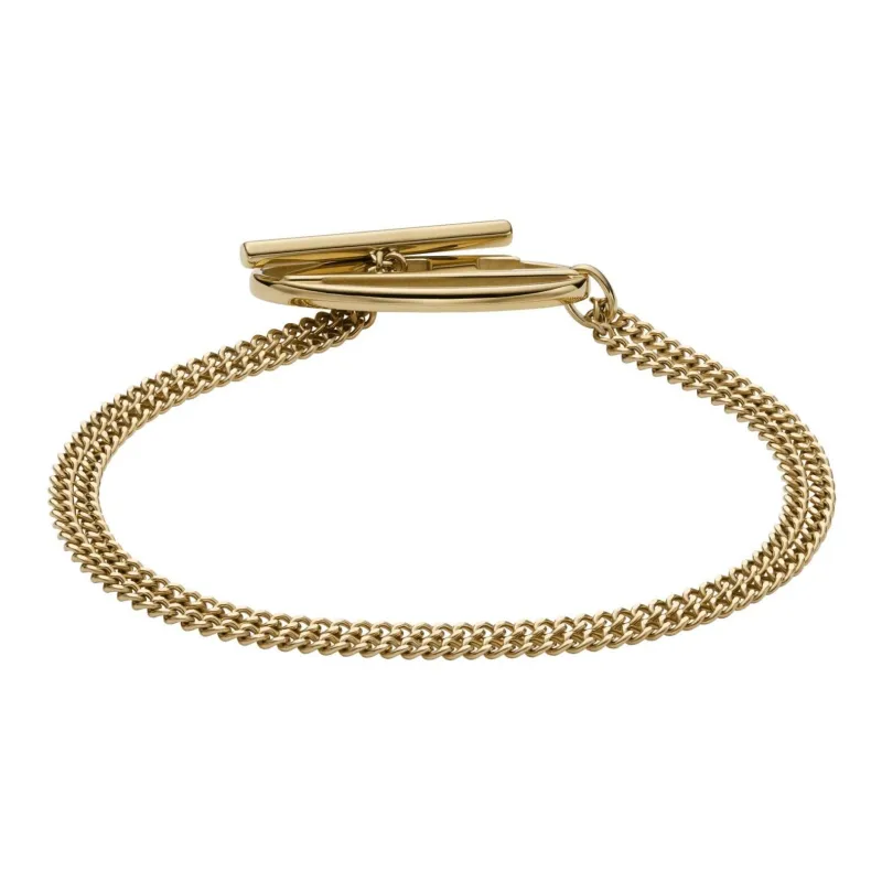 DIESEL Stainless Steel Bracelets Unisex Gold-1