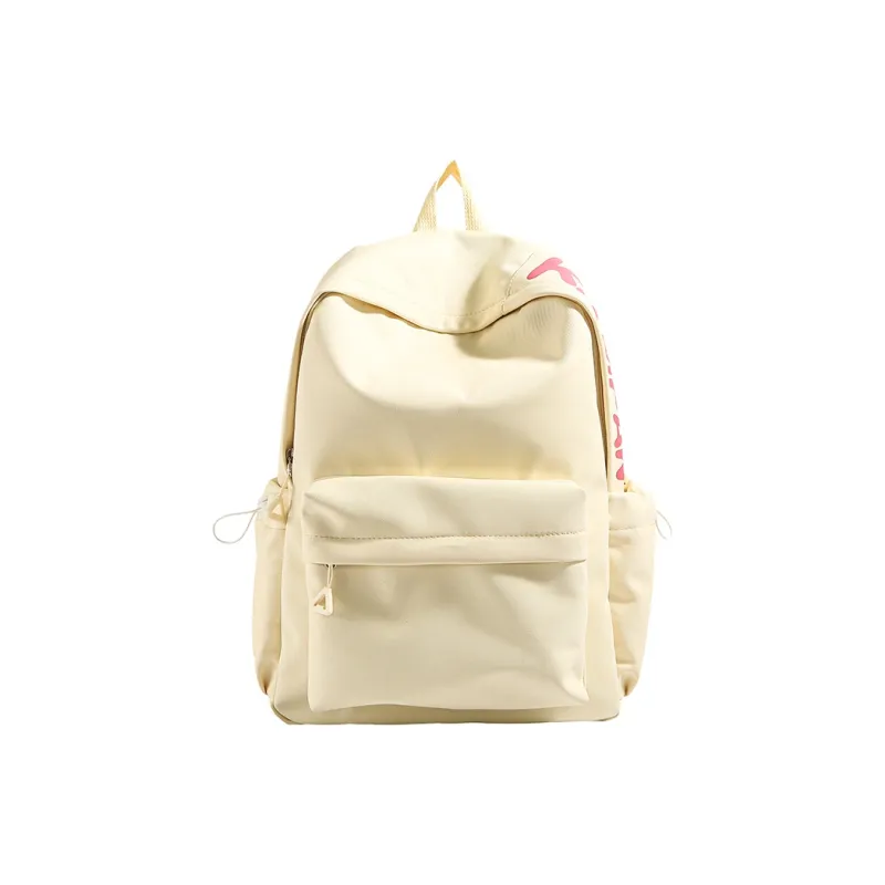 URBAN FOREST Nylon Backpack Regular Unisex White/Black/Yellow/Green/Pink-8