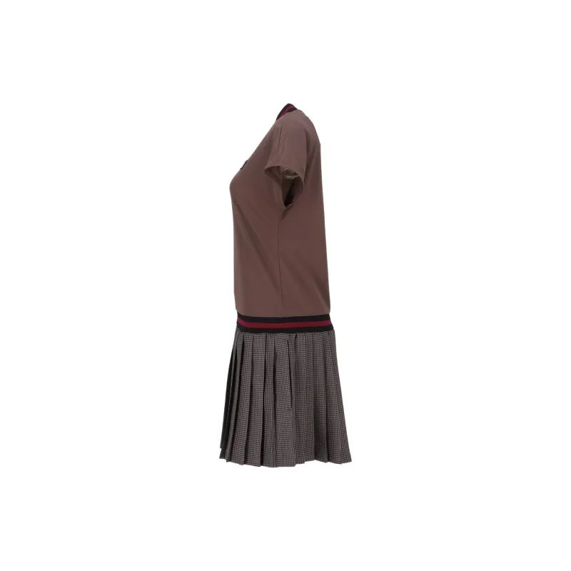 FILA Gun Club Short Sleeved Dresses Women's Dark Brown-2