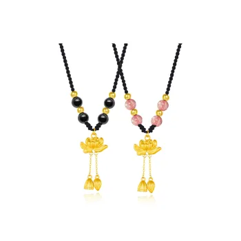 Master Kim Obsidian Hand Woven Necklace Unisex