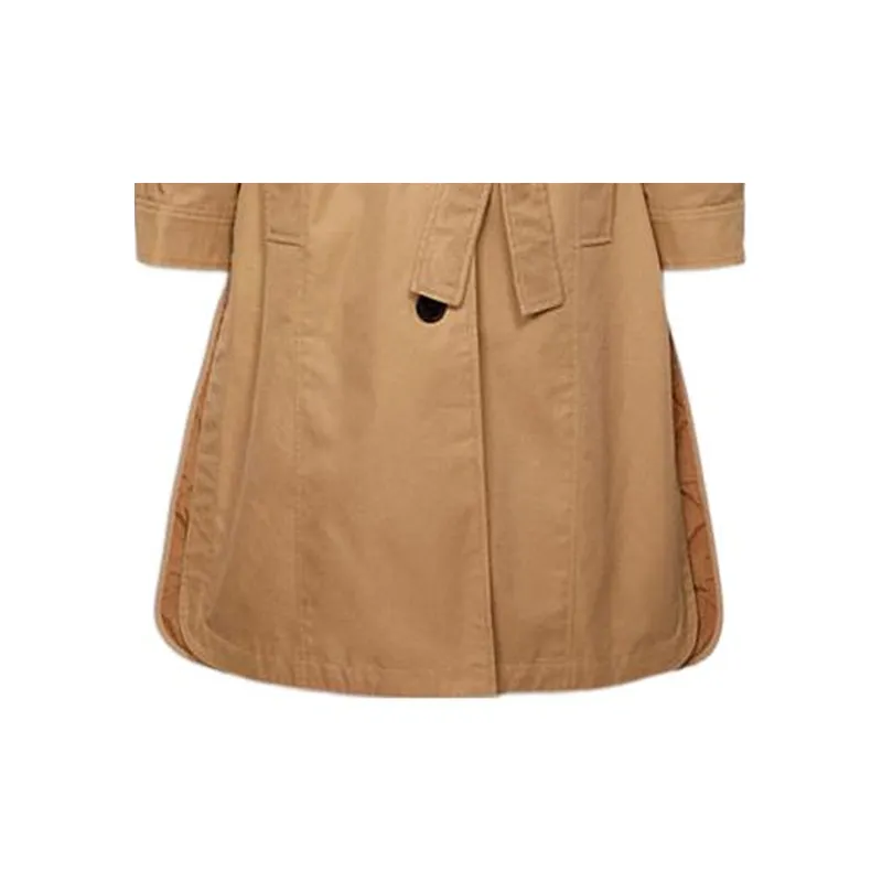 COACH Trench Coats Women's Light Brown-4