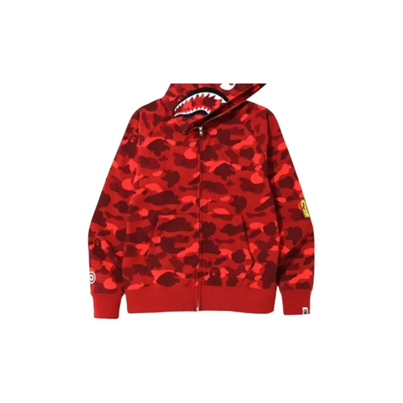 Bape Color Camo Tiger Full Zip Hoodie FW18-3