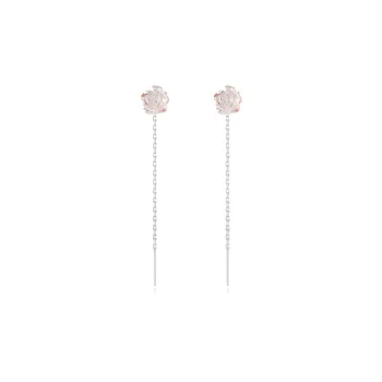 SHK S925 Silver Drop Earrings Women's
