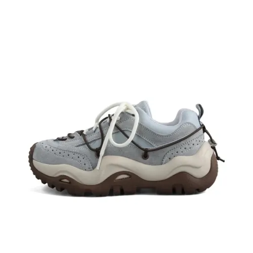 ABCYLM Low Top Casual Shoes Women's Sky Blue
