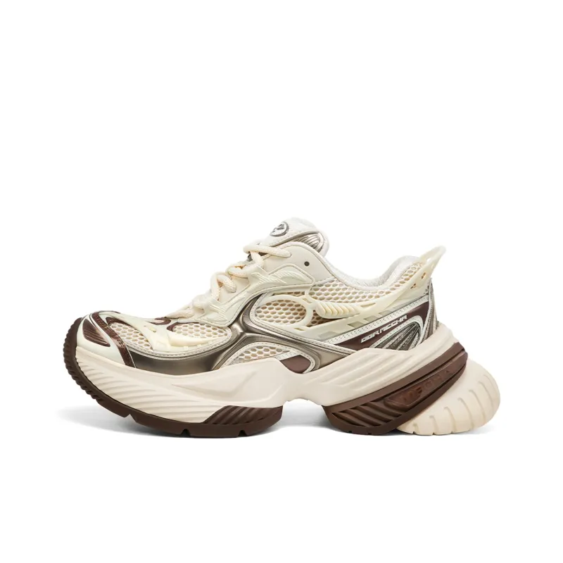 OGR Scorpio Chunky Sneakers Unisex Low Top Brown-0