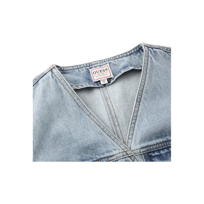 GUESS Vests Women's AULI Denim Blue-2