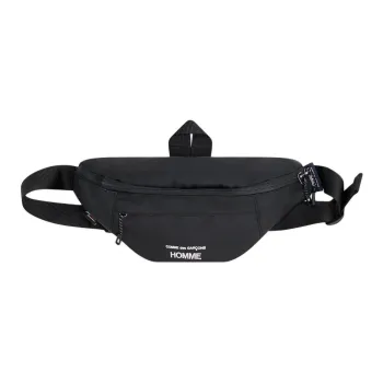 COMME Des GARCONS HOMME PLUS Polyester Fanny Pack Men's Black