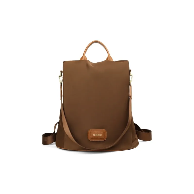 Teenmix Polyamide Backpack Regular Women's Red Brown/Black-0