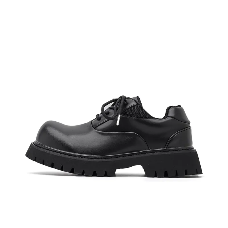 MODENGPAN Derby Shoes Casual Shoes Men's Black-0