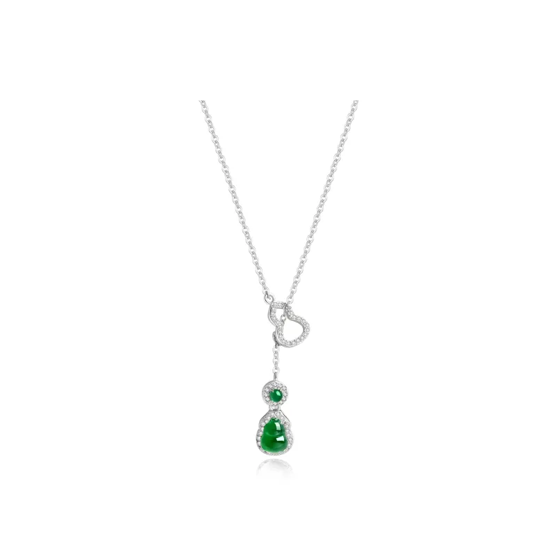 ZUOYUJU Glutinous Jade Necklaces Women's-9
