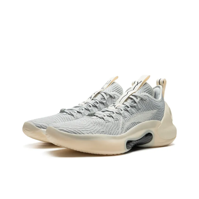 LiNing Charming Ultra Low Anti Slip Wear Resistant Low Top Basketball Shoes Men's Brick Gray-2
