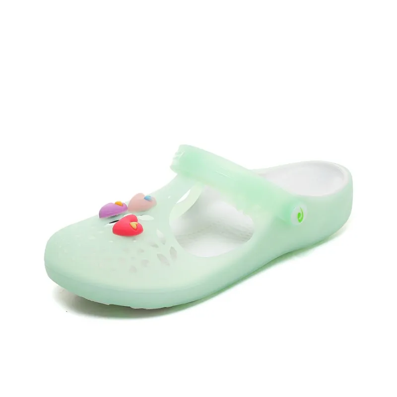 JSWEI Abrasion Resistant Slip Resistant Wrap toe Slippers Women's-5