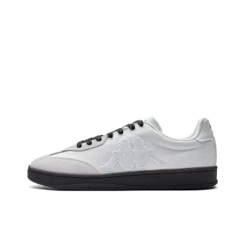 Kappa Tifo Back to Back Anti Slip Wear Resistant Low Top Skateboard Shoes Unisex Classic White