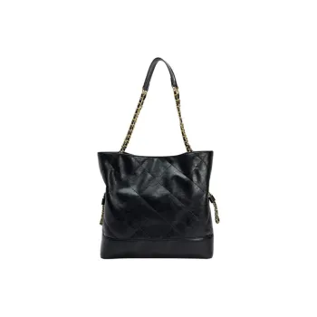 URBAN REVIVO Artificial Leather Tote Bag, Shopping Bag, Shoulder Bag Tubas Women's Black