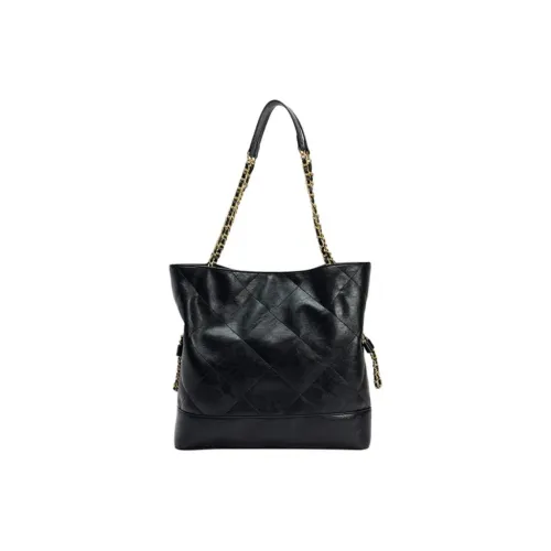 URBAN REVIVO Artificial Leather Tote Bag, Shopping Bag, Shoulder Bag Tubas Women's Black