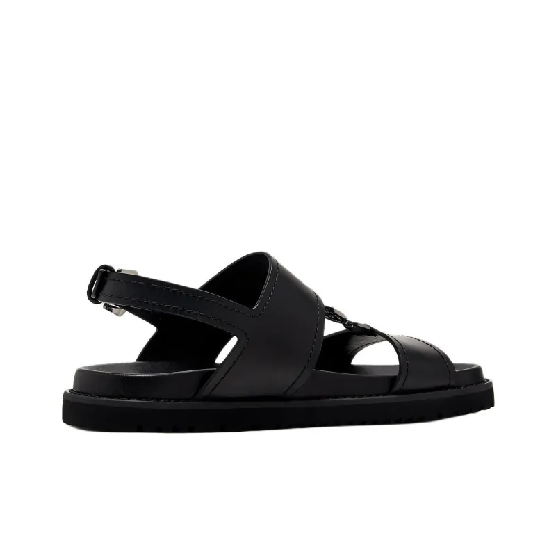 VERSACE Medusa One Strap Sandals Men's Black-2