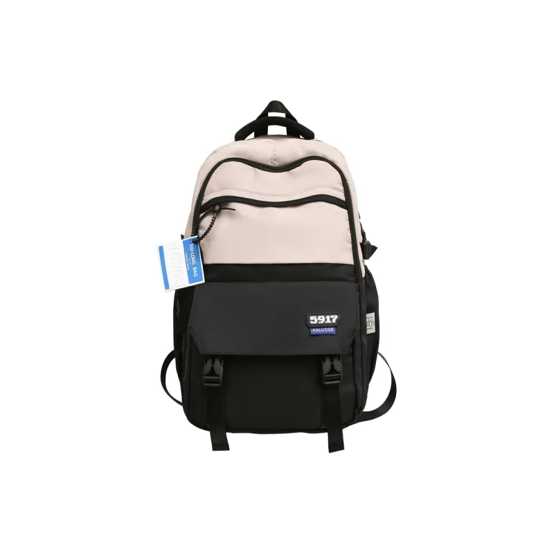 Travel Nylon Backpack Regular Unisex Pure Black/Blue/Black Coffee/Black Gray Color-16