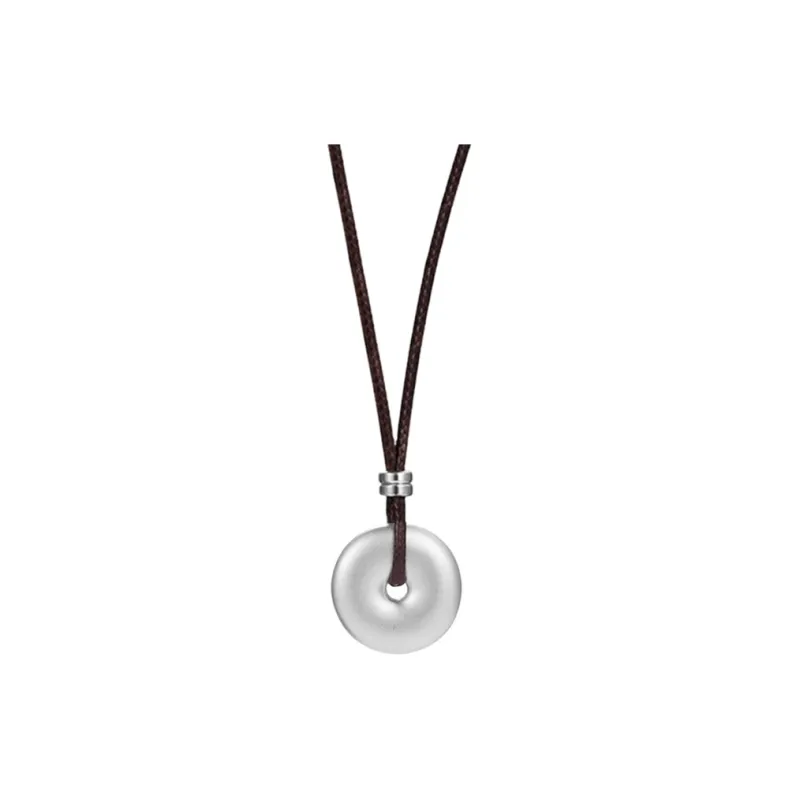 FUSSEM S999 Fine Silver Sterling Silver Necklaces Unisex-0