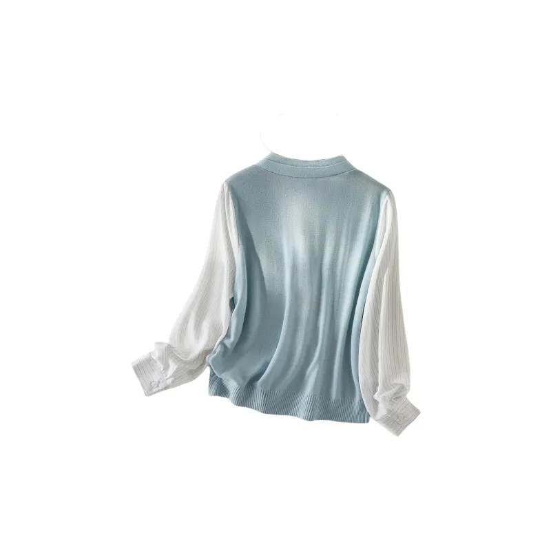IHIMI Knitwear Women's Illusion Blue-2