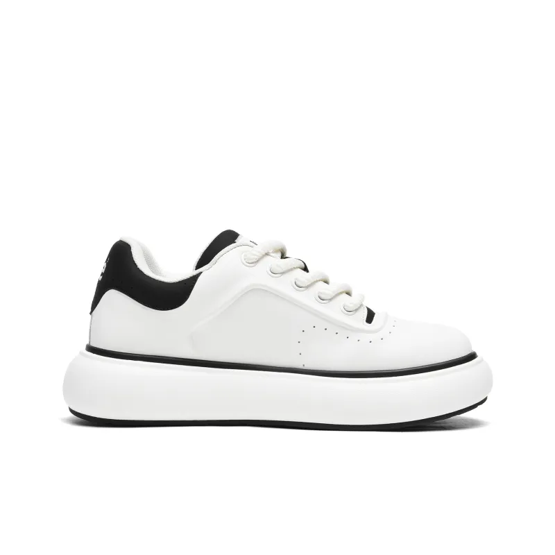 Lee Casual Comfortable White Sneakers Trendy Versatile Commute Low Top Skateboard Shoes Men's-7