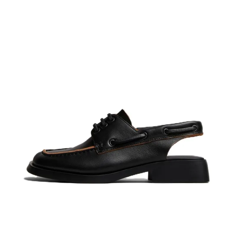 CAMPER Dana Chunky Heel High Heels 3.1cm Women's Black-0