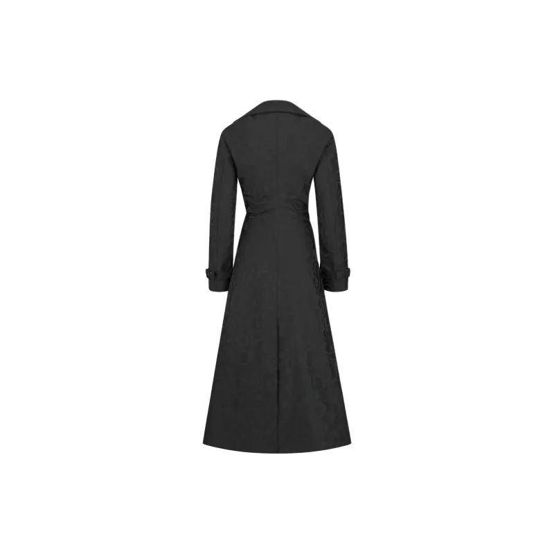 DIOR Trench Coats Women's Black-1