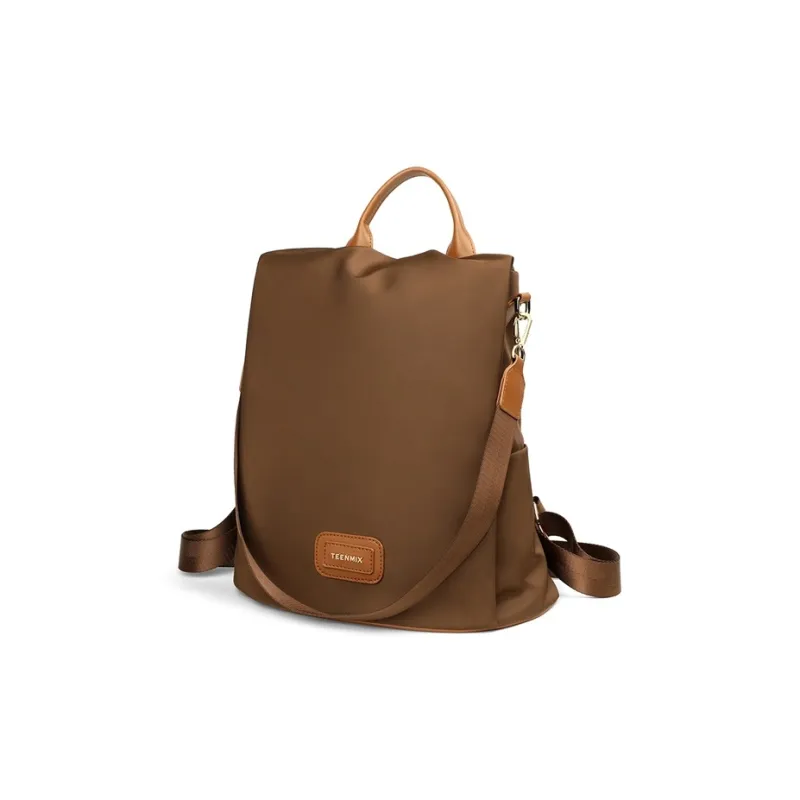 Teenmix Polyamide Backpack Regular Women's Red Brown/Black-1