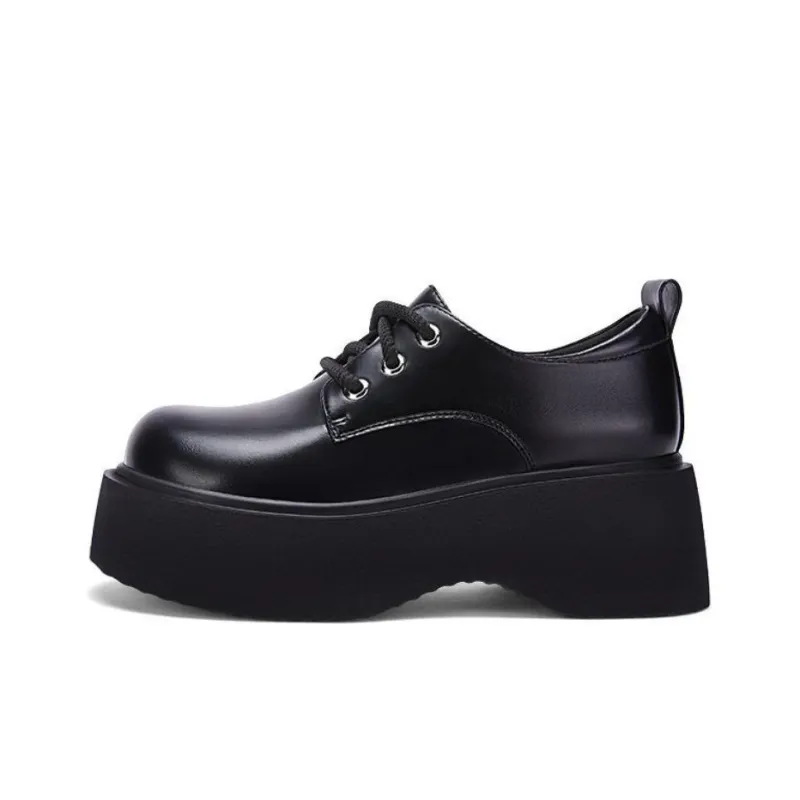 DAPHNE Casual Single Shoes 6.5cm Women's Black-0