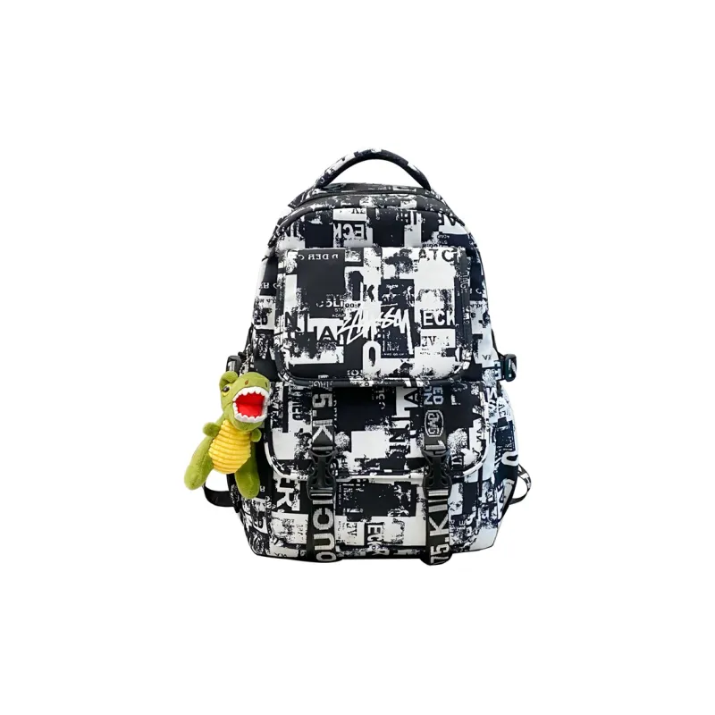 KAMLUI Nylon Backpack Regular Unisex Multicolor-6