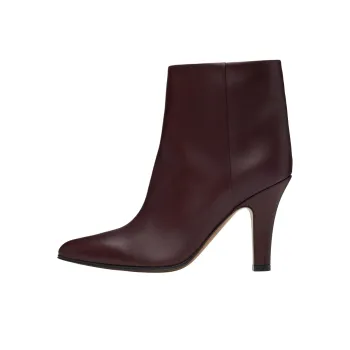 THE ROW Prudens Ankle Boots 9cm Women's Burgundy