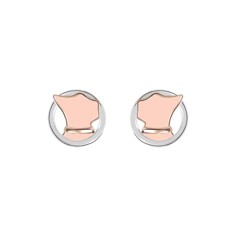 Agatha 925 Sterling Silver Stud Earrings Women's-3
