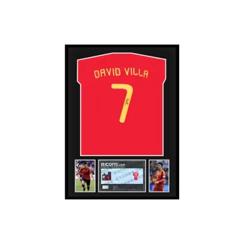 Three For Spanish National Team Jersey Exquisite Mounting, Outer Frame Approx. 65x85cm Unisex