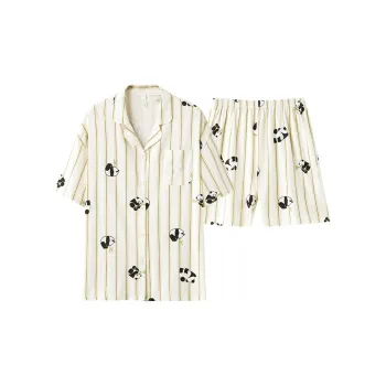 WANANNI Pajama Set Unisex Light Apricot Yellow