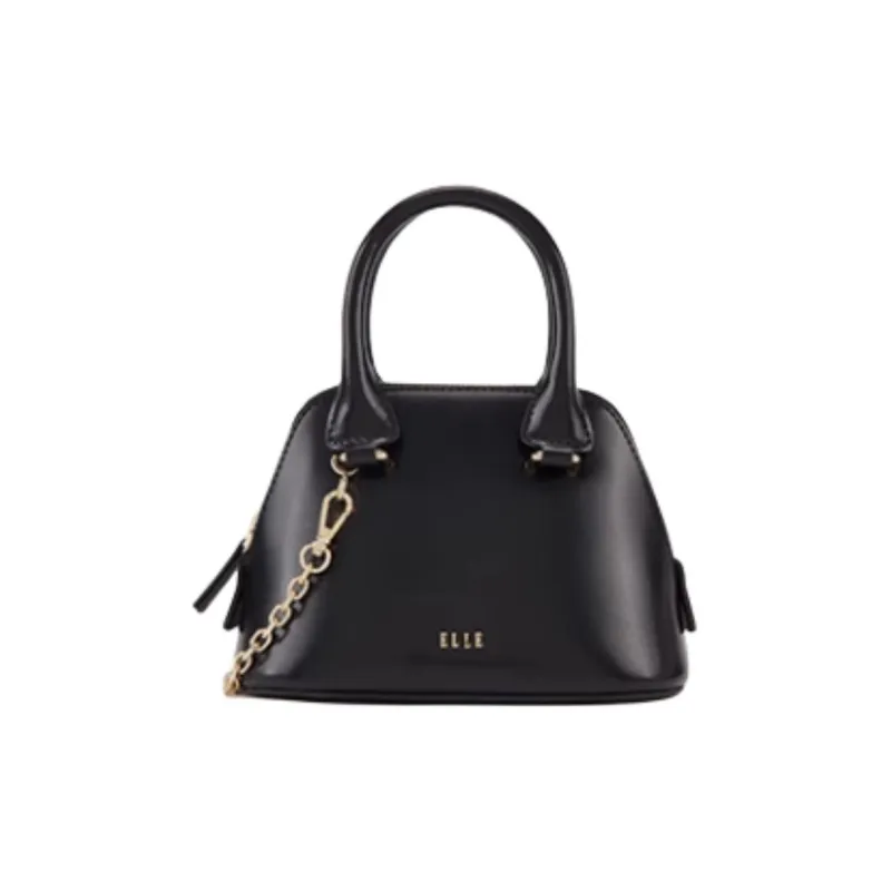 ELLE Cow Leather Handbag Small Size Women's Multicolor-7