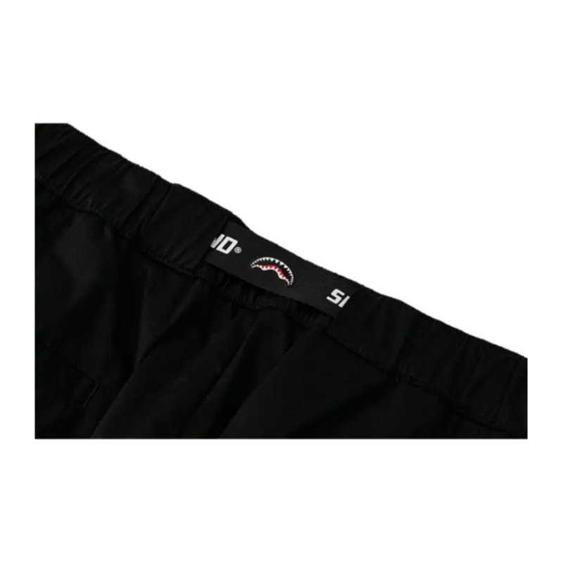 SPRAYGROUND Casual Pants Unisex Black-4