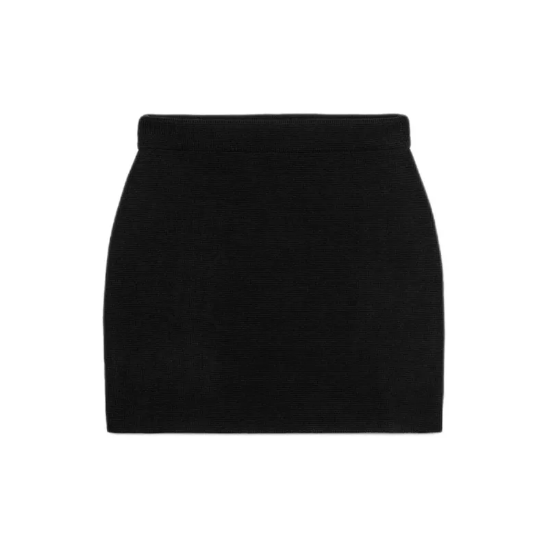 ZARA Casual Short Skirts Women's Black-1