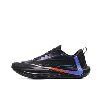 PEAK Cushioning Rebound Abrasion Resistant Breathable Anti Rollover Slip Resistant Low Top Running Shoes Men's Black