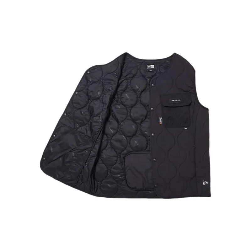 New Era Vests Unisex Black-4