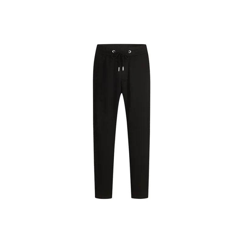 MANGANO Casual Pants Men Black Comes With Brand Shopping Bag-0