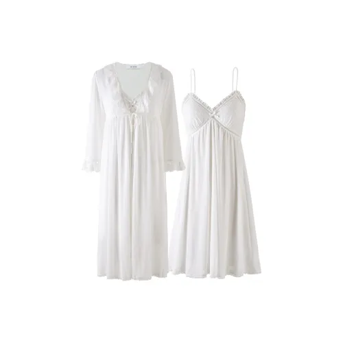 MY BODY Pajama Set Women's Pearl White