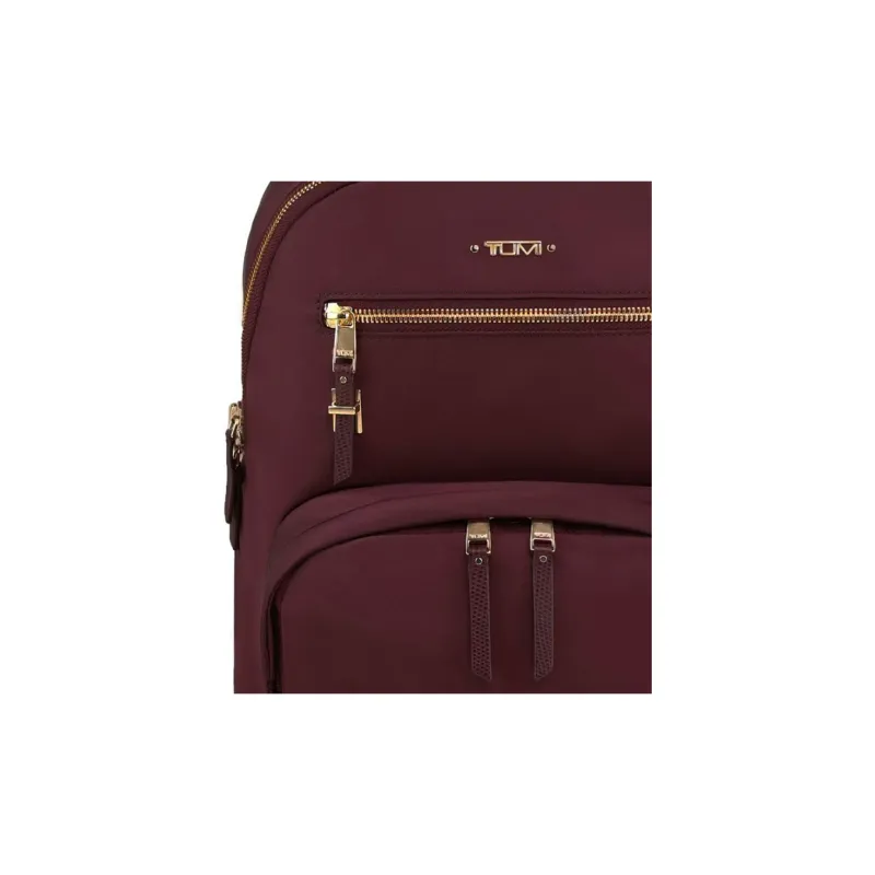 TUMI Voyageur Nylon Backpack Women's Beet Red-4