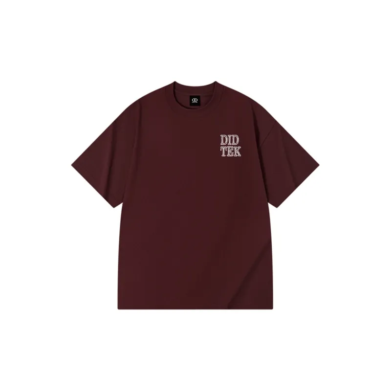 DIDTEK Drop Shoulder Sleeve Short Sleeved T Shirts Unisex-13