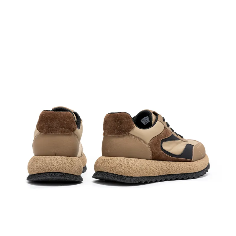 KANGLONG Anti Slip And Wear Resistant Height Increasing Low Top Casual Shoes Men's-12