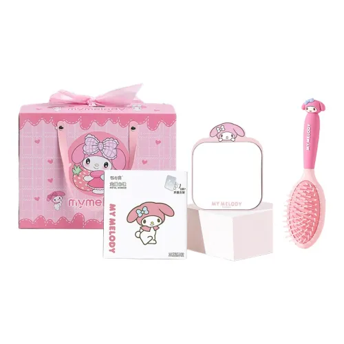 ALL SERIES x Sanrio Gift Box Set Metal Table Mirror Airbag Comb