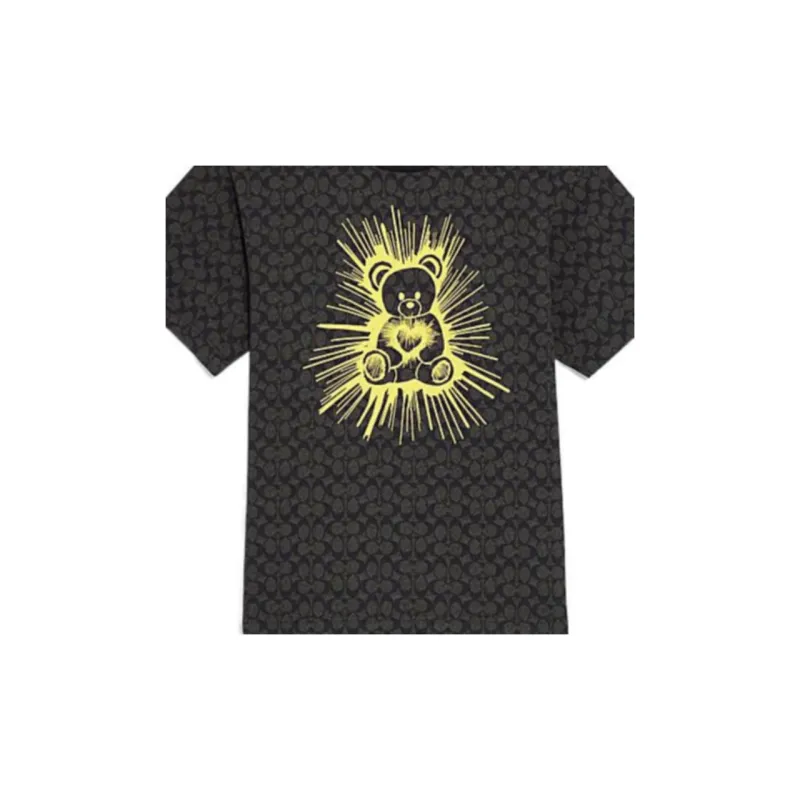 COACH T Shirts Men Yellow-4