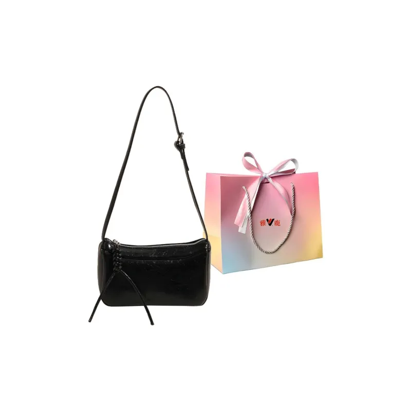 Yalu PU Shoulder Bag, Crossbody Bag Regular Women's Silver/Ecru/Black/Red-14