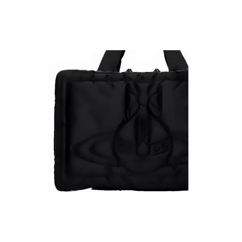 Vivienne Westwood Textile Tote Bag, Shopping Bag, Handbag Trumpets Women's Black-3